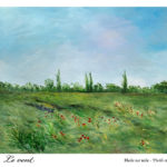 Le vent : vendu Huile sur toile 55x46cm